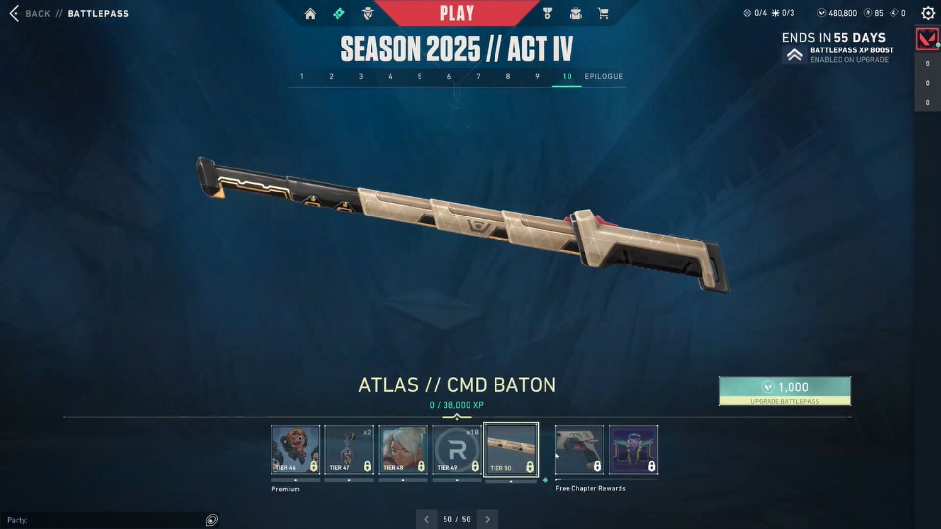 ATLAS//CMD Baton (Image via Riot Games)